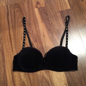 Victoria’s Secret Diamond Strapless Velvet Bra